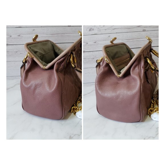 Marc Jacobs Lindy Quilted Mini Stam Satchel Bag - Picture 7 of 12